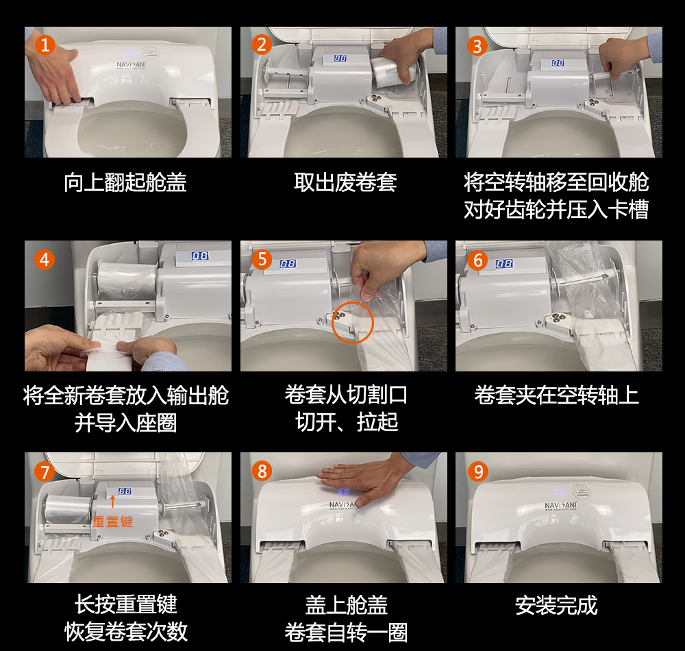 “衛(wèi)生卷套NR320的更換”